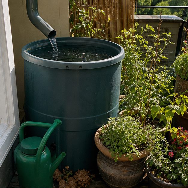 Rainwater Ethics for Small Gardens in Dry Summers