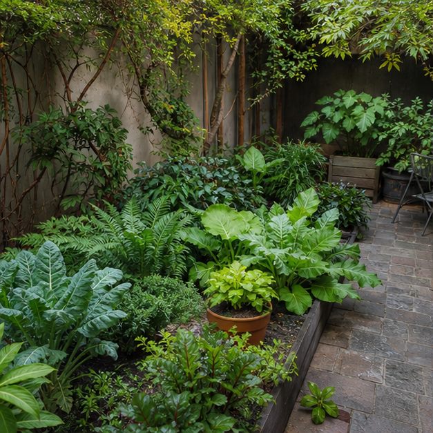Shade-Tolerant Crops for Courtyards That Never See Full Sun