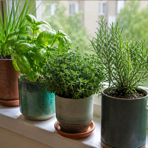 Keeping Culinary Herbs in a Windowsill Seed Cycle